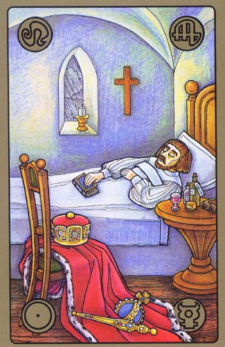 Carte du Symbolon "Le Roi malade"